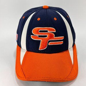South Florida Fitted S/M Baseball Cap Hat OC Outdoor Athletic Blue College Mens